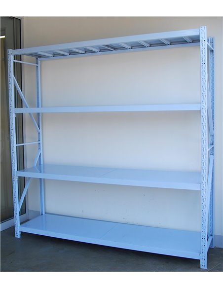Ραφιέρα μεταλλική ΤΙΤΑΝ με 4 ράφια Y200x200x50εκ.