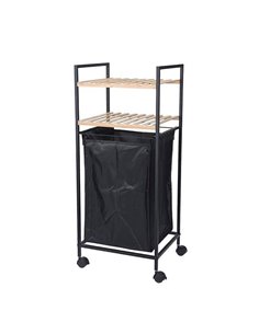 Καλάθι απλύτων Nextdeco με 2 ράφια 40lt Y89,5x38x32,5εκ.