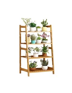 Ανθοστήλη Nextdeco μπαμπού 4 επιπέδων Υ115x50x40εκ.