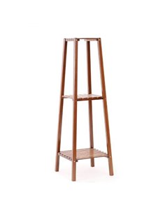 Ανθοστήλη ξύλινη 3 επιπέδων Υ100x32x32εκ.