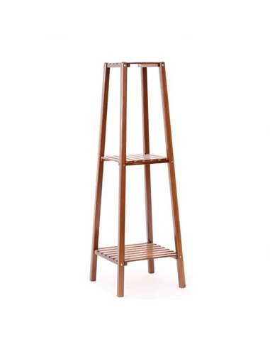 Ανθοστήλη ξύλινη 3 επιπέδων Υ100x32x32εκ.