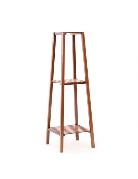 Ανθοστήλη ξύλινη 3 επιπέδων Υ100x32x32εκ.