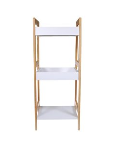 Ραφιέρα ξύλινη Nextdeco με 3 ράφια Υ72x29,5x28,5εκ.