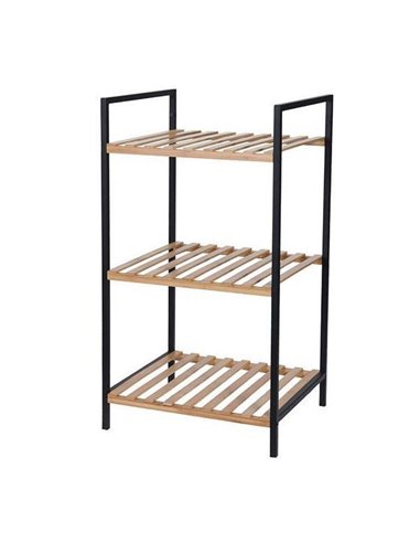 Ραφιέρα 3 ράφια μπαμπού Υ70x38x32,5εκ.