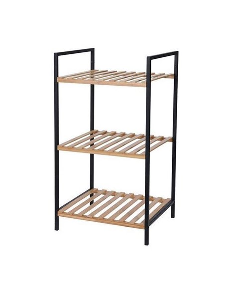 Ραφιέρα 3 ράφια μπαμπού Υ70x38x32,5εκ.