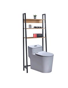 Ραφιέρα μπάνιου Nextdeco ξύλο και μέταλλο Υ156x64x25εκ.