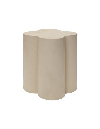 Σκαμπό μεταλλικό ματ Nextdeco μπεζ Y40x37x37εκ.