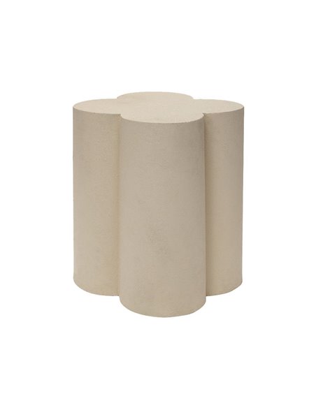 Σκαμπό μεταλλικό ματ Nextdeco μπεζ Y40x37x37εκ.