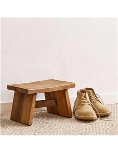 Σκαμπό Nextdeco Tribeca ανακυκλωμένο ξύλο mahoni Y17x20x29εκ.