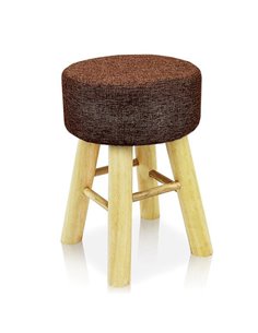 Σκαμπό Nextdeco καφέ Υ44 εκ. Ø30 εκ.