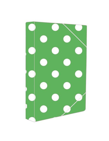 Next κουτί με λάστιχο "Πουά" μπλε Υ33.5x25x5εκ.