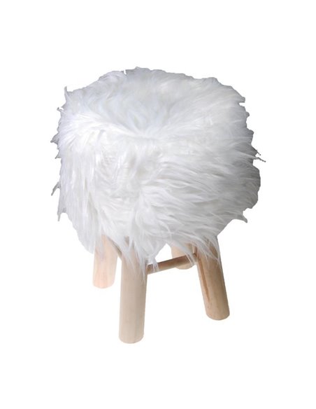 Σκαμπό Nextdeco λευκό Υ45εκ.