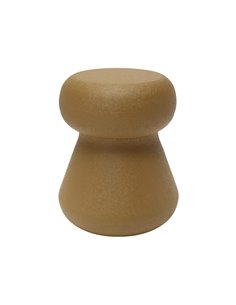 Σκαμπό μεταλλικό ματ Nextdeco καφέ Y41,5xØ34εκ.