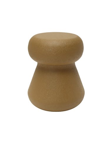 Σκαμπό μεταλλικό ματ Nextdeco καφέ Y41,5xØ34εκ.