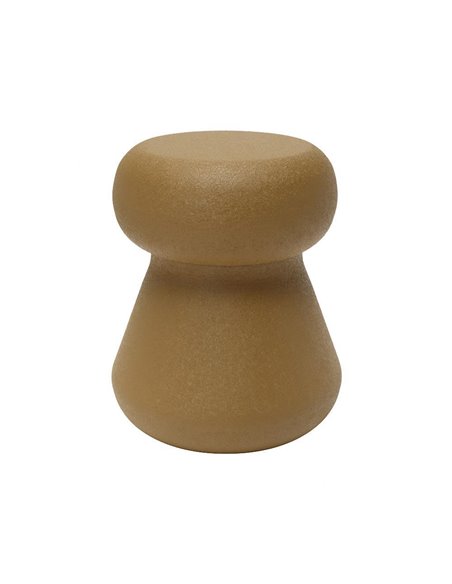 Σκαμπό μεταλλικό ματ Nextdeco καφέ Y41,5xØ34εκ.