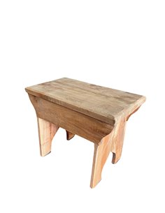 Σκαμπό Nextdeco ανακυκλωμένο ξύλο mahoni Υ24xM40xΠ24εκ