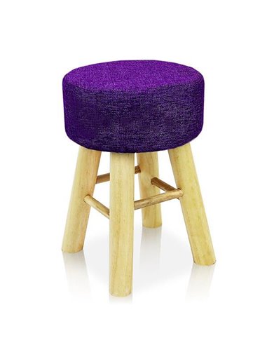 Σκαμπό μωβ Υ44Ø30 εκ.