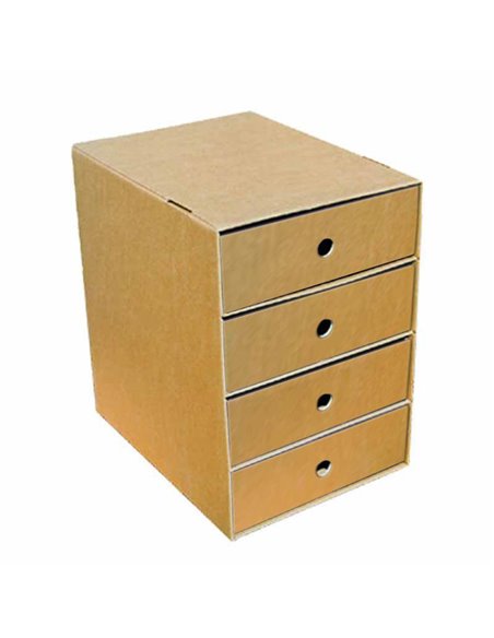 Next συρταριέρα 4 συρτάρια κραφτ Α4 Y36x33x24εκ.