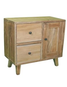 Κομοδίνο Nextdeco Tribeca ανακυκλωμένο ξύλο teak Υ55x30x60εκ.