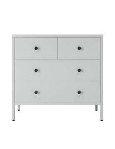 Ραφιέρα μεταλλική Nextdeco με 3 συρτάρια Υ82x83x40εκ.