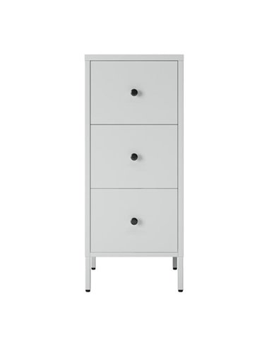 Ραφιέρα μεταλλική Nextdeco με 3 συρτάρια Υ102x43x40εκ.