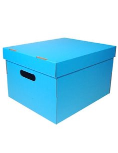 Νext κουτί colors γαλάζιο Α4 Υ19x30x25,5εκ.