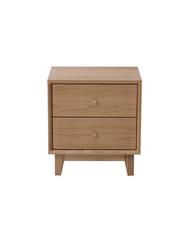 Κομοδίνο Nextdeco μασίφ ξύλο δρυός Υ55x45x35εκ.