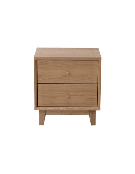 Κομοδίνο Nextdeco μασίφ ξύλο δρυός Υ55x45x35εκ.