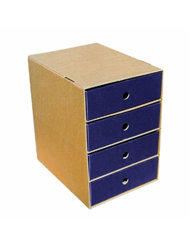 Next συρταριέρα classic μπλε Α4 Y36x33x24εκ.