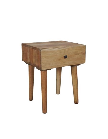 Κομοδίνο Nextdeco Tribeca ανακυκλωμένο ξύλο teak Υ50x35x40εκ.