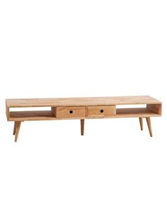 Έπιπλο τηλεόρασης Nextdeco Natural μασίφ ξύλο Υ36,5x150x40εκ.