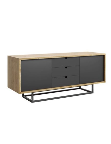 Έπιπλο τηλεόρασης Nextdeco με 2 ντουλάπια 143x45xY60εκ.