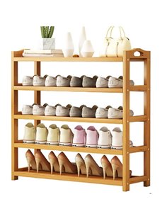 Παπουτσοθήκη Nextdeco από μπαμπού 5 επιπέδων Υ79x68x23εκ.