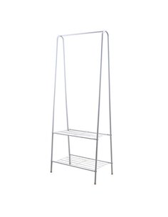 Κρεμάστρα ράγα οργάνωσης ρούχων Nextdeco μεταλλική λευκή Υ151x60x36εκ.