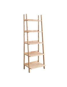 Ραφιέρα Nextdeco Natural μασίφ ξύλο Y180x60x45εκ.