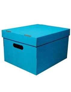 Νext κουτί fabric γαλάζιο Α4 Υ19x30x25,5εκ.