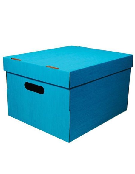 Νext κουτί fabric γαλάζιο Α4 Υ19x30x25,5εκ.