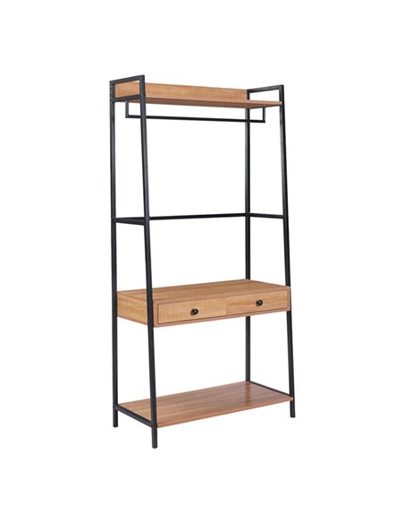 Κρεμάστρα ρούχων Nextdeco Υ169x84x40εκ δύο συρτάρια.