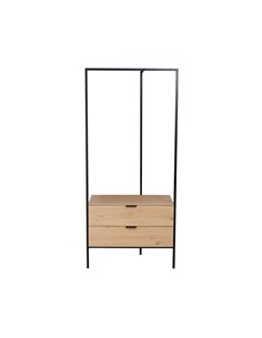 Κρεμάστρα οργάνωσης ρούχων Nextdeco με δύο συρτάρια Υ190x85x45εκ