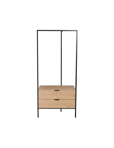 Κρεμάστρα οργάνωσης ρούχων Nextdeco με δύο συρτάρια Υ190x85x45εκ