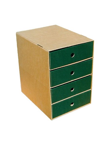 Next συρταριέρα classic πράσινη Α4 Y36x33x24εκ.