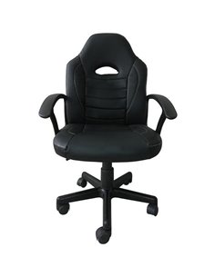 Καρέκλα gaming τροχήλατη Nexrdeco μαύρη Y96x63x64εκ.