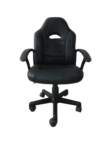 Καρέκλα gaming τροχήλατη Nexrdeco μαύρη Y96x63x64εκ.