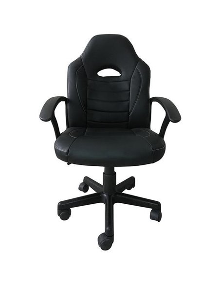 Καρέκλα gaming τροχήλατη Nexrdeco μαύρη Y96x63x64εκ.