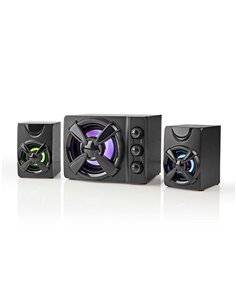 NEDIS GSPR31021BK GAMING SPEAKER USB POWERED 3.5mm MALE 33W