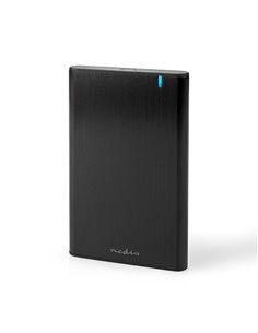 NEDIS HDDE25410BK HARD DISK ENCLOSURE 2,5'' USB 3.2 GEN 1 ALUMINIUM