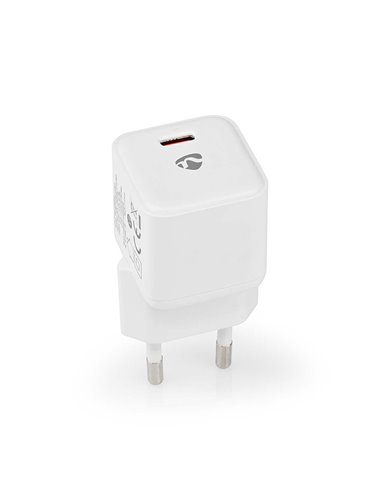 NEDIS WCMPD20W100WT WALL CHARGER 1.67 / 2.22 / 3.0A NUMBER OF OUTPUTS x 1 USB-C 20W