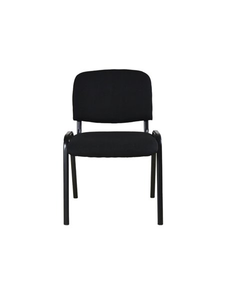 Καρέκλα επισκέπτη Nextdeco μαύρη Υ81,5x58x54,5εκ.