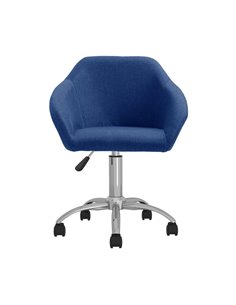 Καρέκλα γραφείου υφασμάτινη Nextdeco Jasper μπλε - πετρόλ

 Υ88-78x54x54 εκ