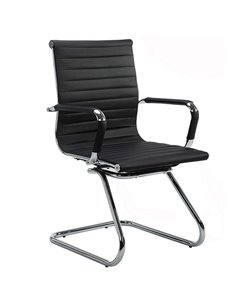 Καρέκλα επισκέπτη Nextdeco μαύρη 110χ64x94εκ.